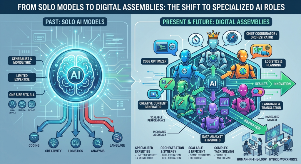 Solo models to digital assemblies